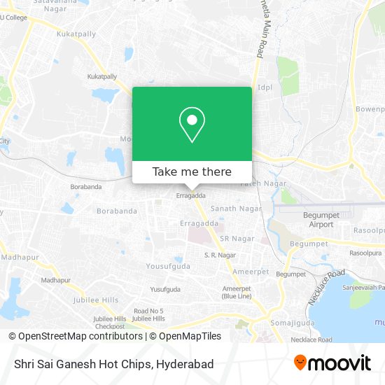 Shri Sai Ganesh Hot Chips map