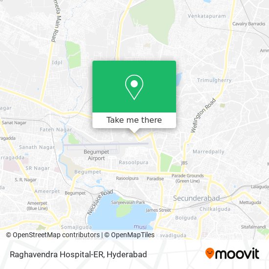 Raghavendra Hospital-ER map
