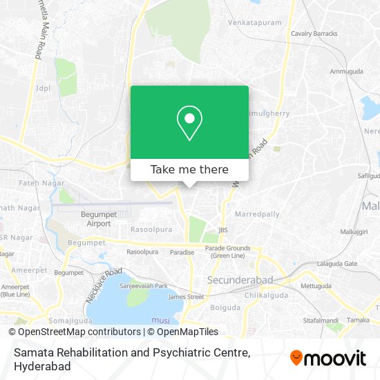 Samata Rehabilitation and Psychiatric Centre map