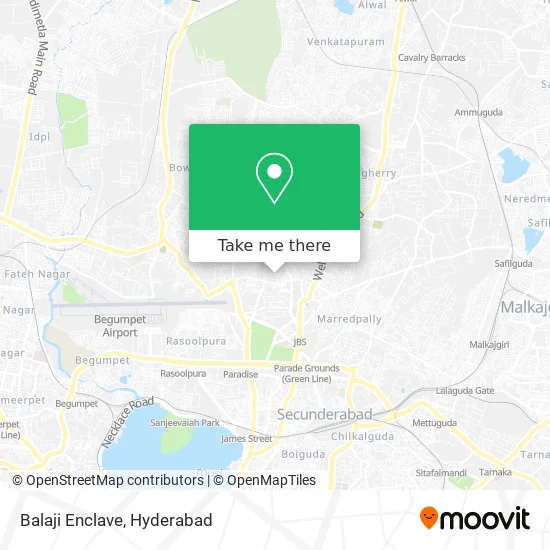 Balaji Enclave map
