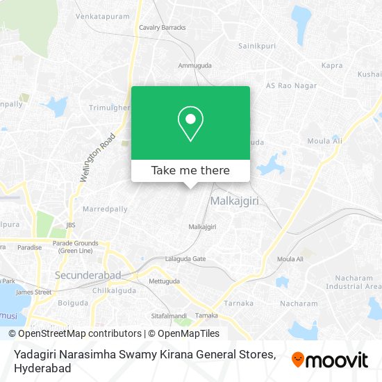 Yadagiri Narasimha Swamy Kirana General Stores map