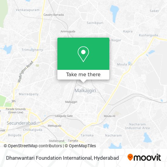 Dhanwantari Foundation International map