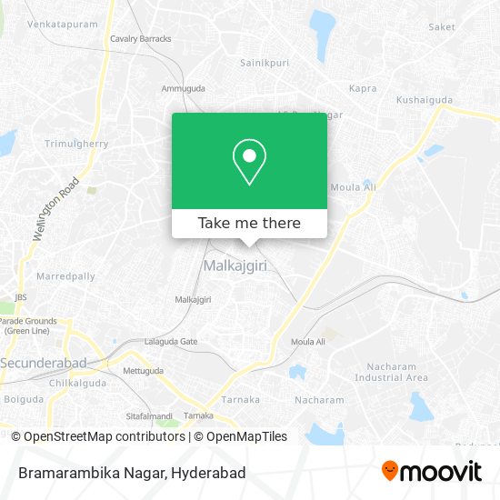 Bramarambika Nagar map