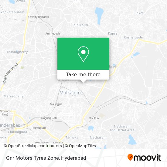 Gnr Motors Tyres Zone map