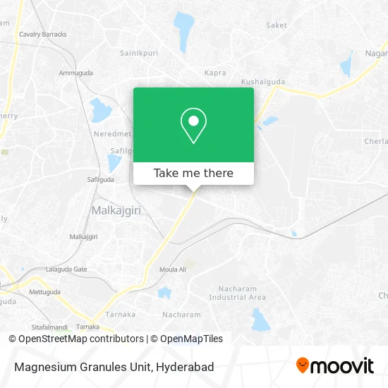 Magnesium Granules Unit map