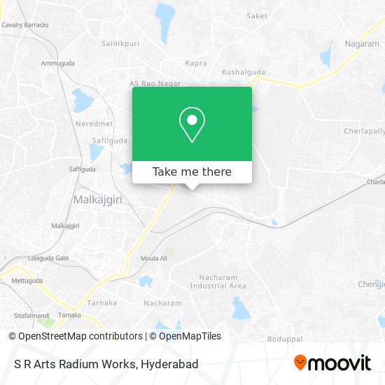 S R Arts Radium Works map