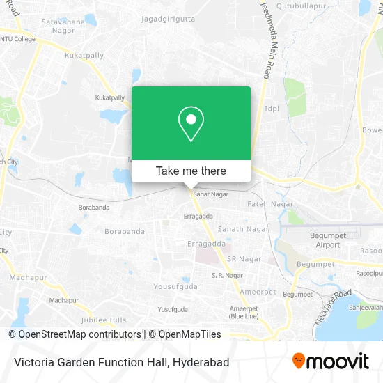 Victoria Garden Function Hall map