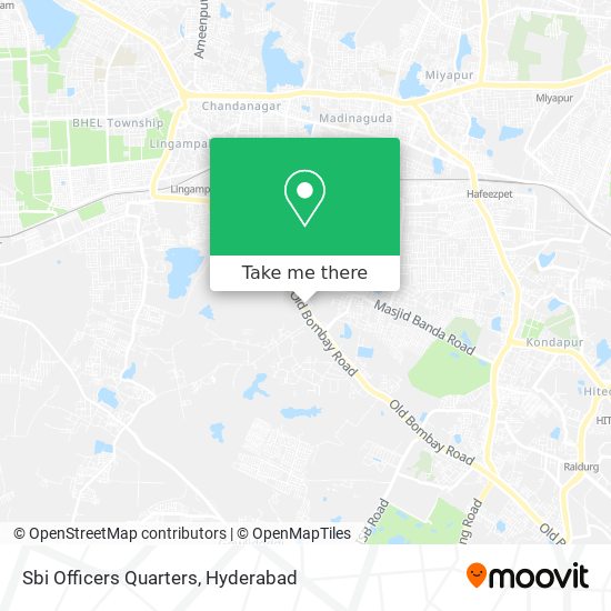 Sbi Officers Quarters map