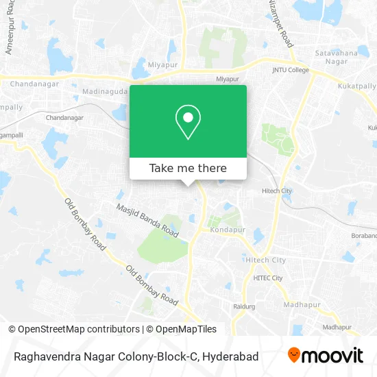 Raghavendra Nagar Colony-Block-C map