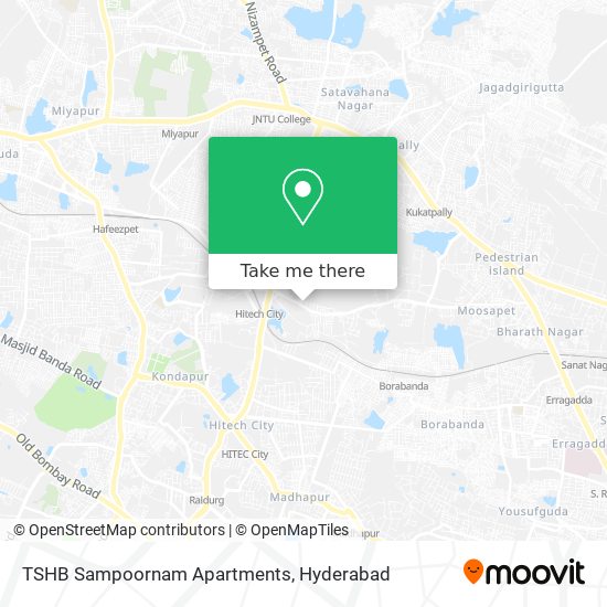 TSHB Sampoornam Apartments map