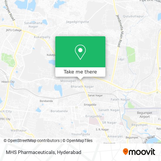 MHS Pharmaceuticals map