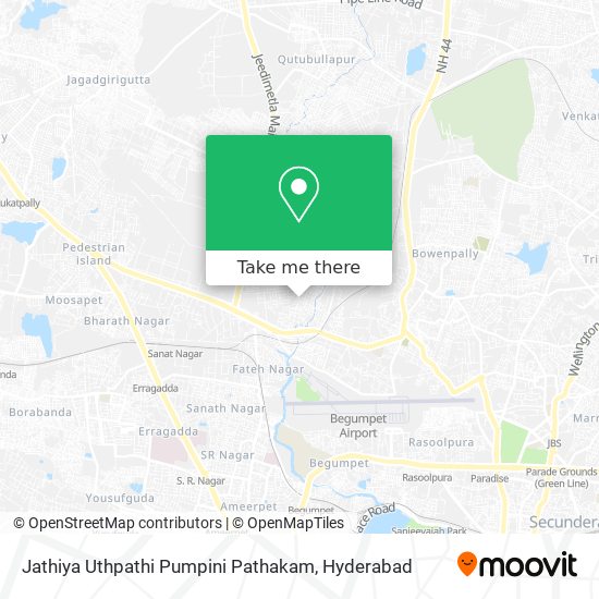 Jathiya Uthpathi Pumpini Pathakam map