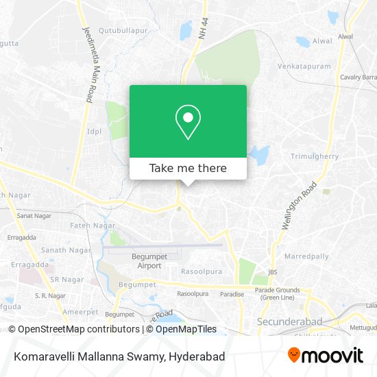 Komaravelli Mallanna Swamy map