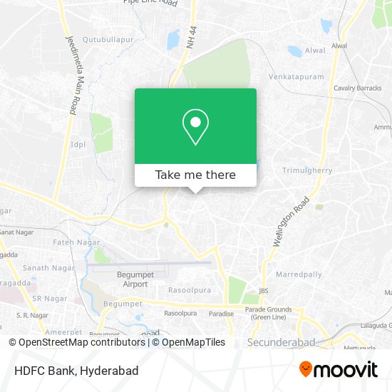 HDFC Bank map