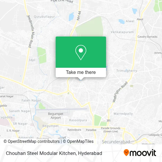 Chouhan Steel Modular Kitchen map