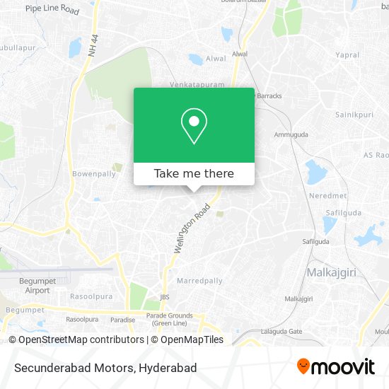 Secunderabad Motors map