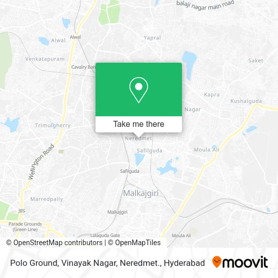 Polo Ground, Vinayak Nagar, Neredmet. map