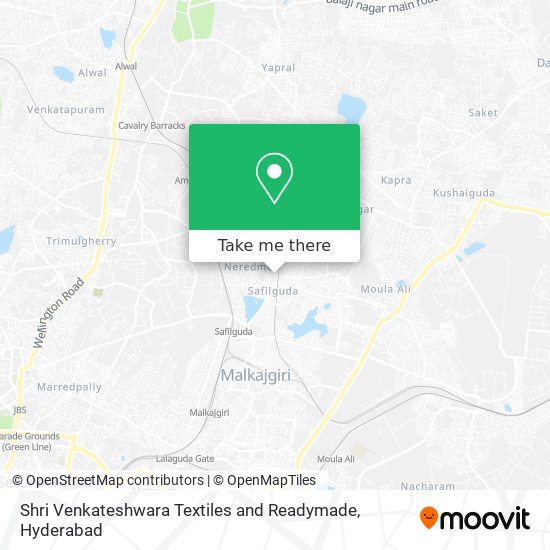 Shri Venkateshwara Textiles and Readymade map