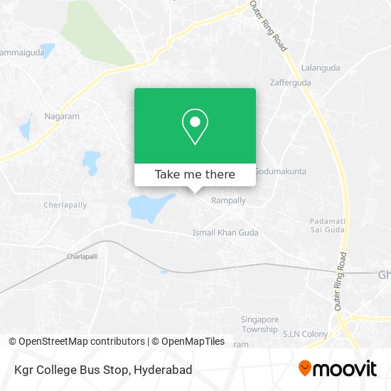 Kgr College Bus Stop map