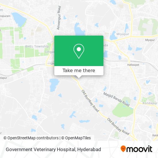 Government Veterinary Hospital map