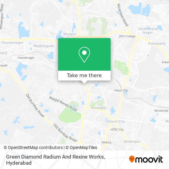 Green Diamond Radium And Rexine Works map