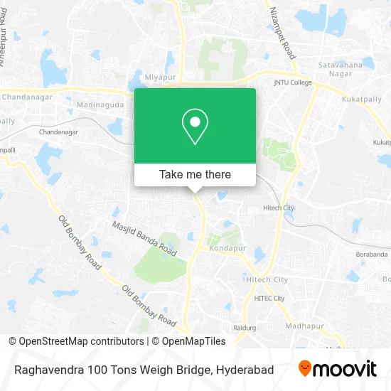 Raghavendra 100 Tonns. Weigh Bridge map