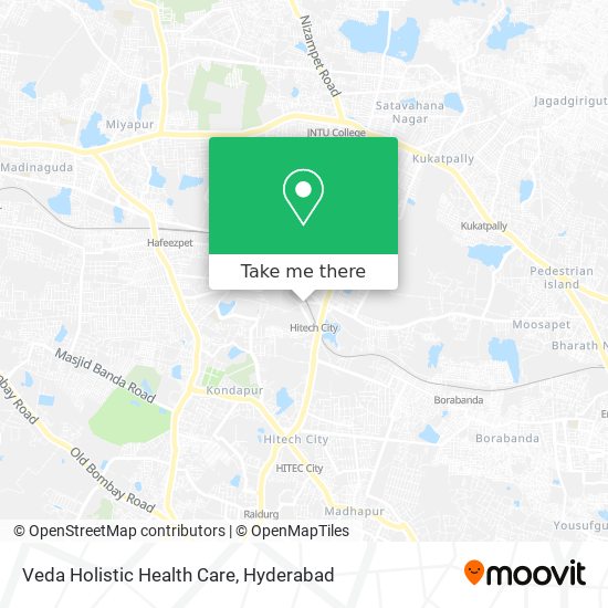 Veda Holistic Health Care map
