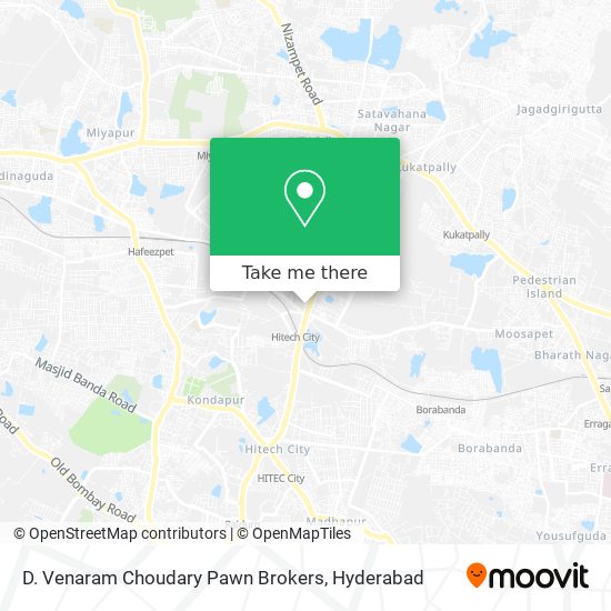 D. Venaram Choudary Pawn Brokers map