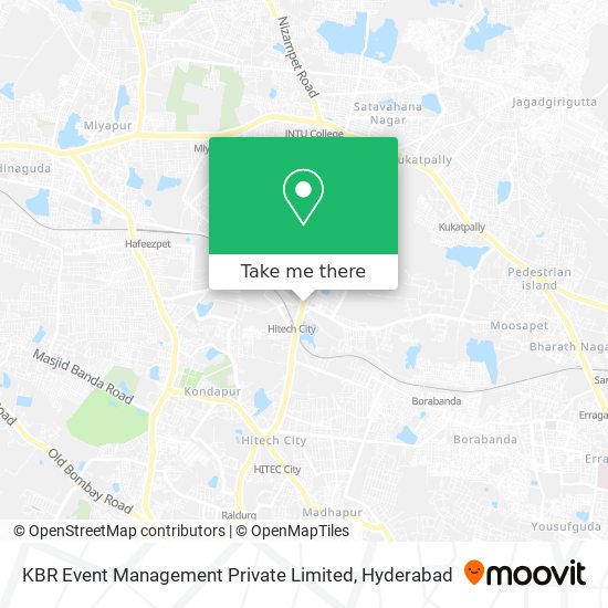 KBR Event Management Private Limited map