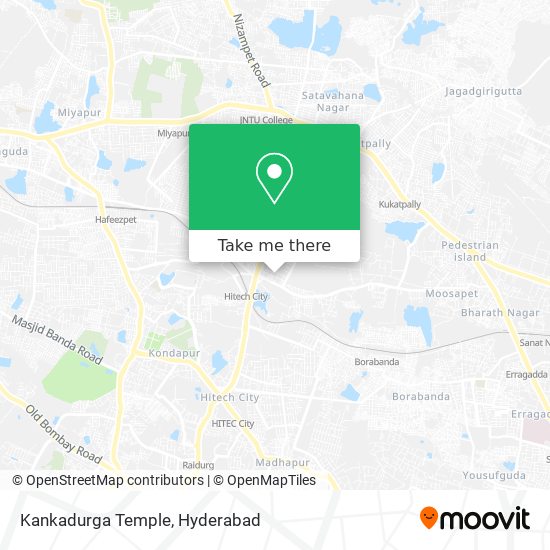 Kankadurga Temple map