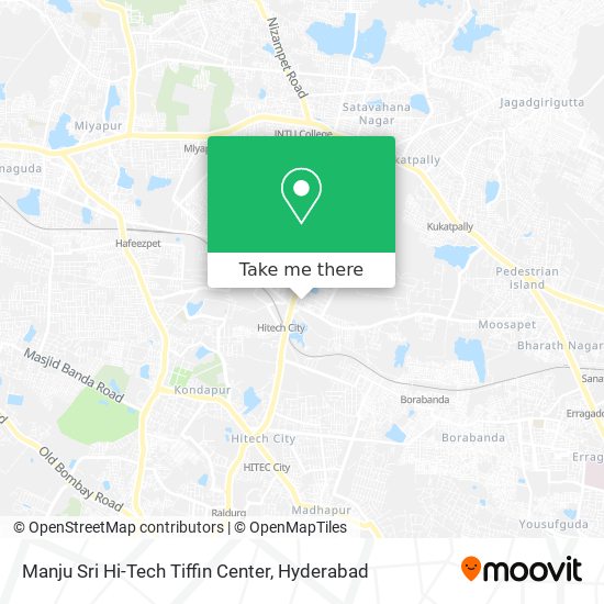 Manju Sri Hi-Tech Tiffin Center map