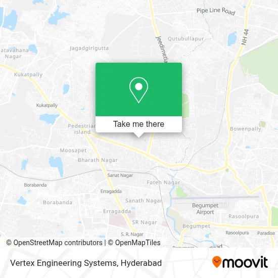 Vertex Engineering Systems map