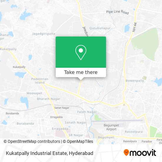 Kukatpally Industrial Estate map