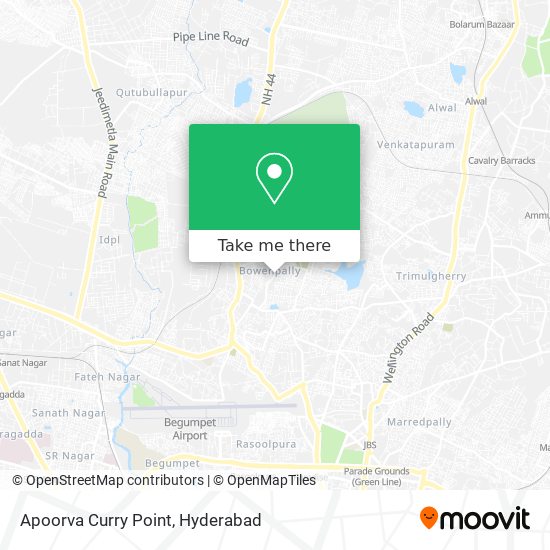 Apoorva Curry Point map