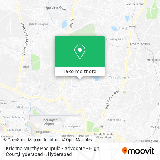 Krishna Murthy Pasupula - Advocate - High Court,Hyderabad - map