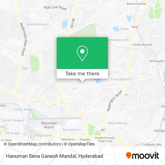 Hanuman Sena Ganesh Mandal map