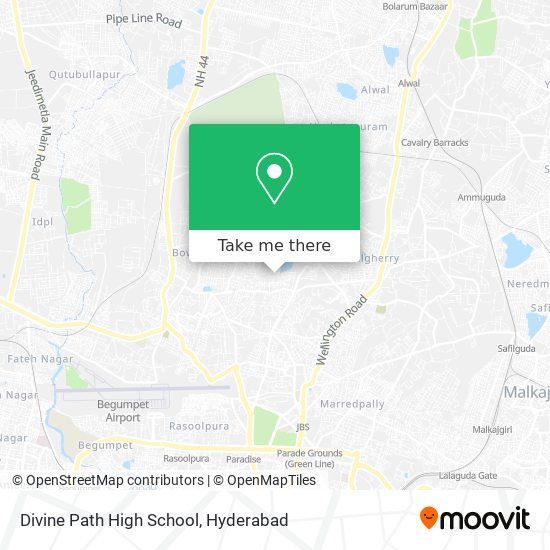 Divine Path High School map