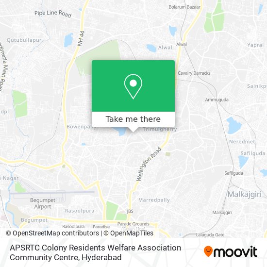 APSRTC Colony Residents Welfare Association Community Centre map