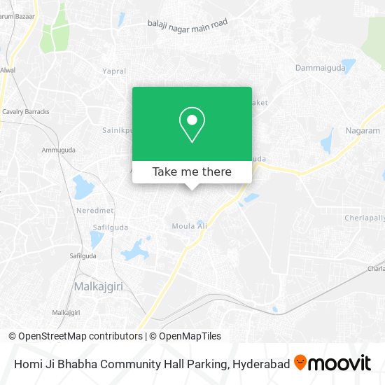 Homi Ji Bhabha Community Hall Parking map