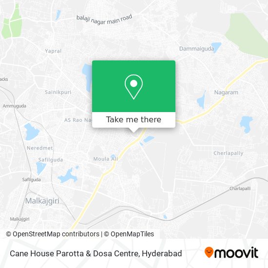 Cane House Parotta & Dosa Centre map