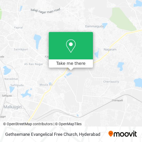Gethsemane Evangelical Free Church map