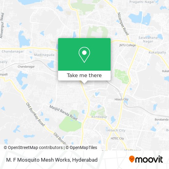 M. F Mosquito Mesh Works map