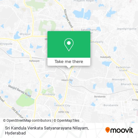 Sri Kandula Venkata Satyanarayana Nilayam map