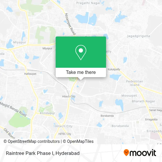 Raintree Park Phase I map