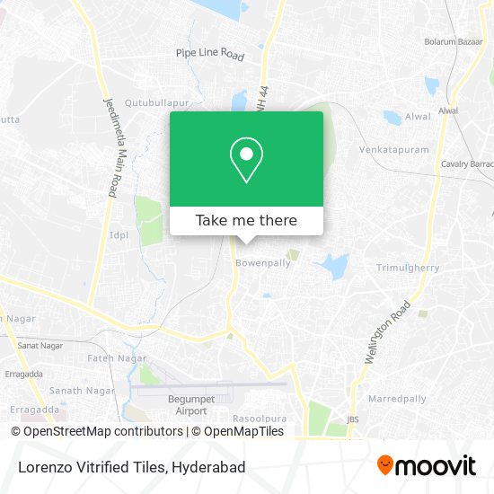 Lorenzo Vitrified Tiles map