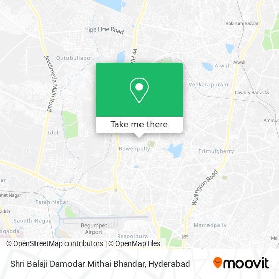 Shri Balaji Damodar Mithai Bhandar map