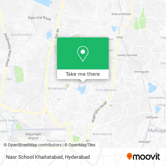 Nasr School Khaitatabad map