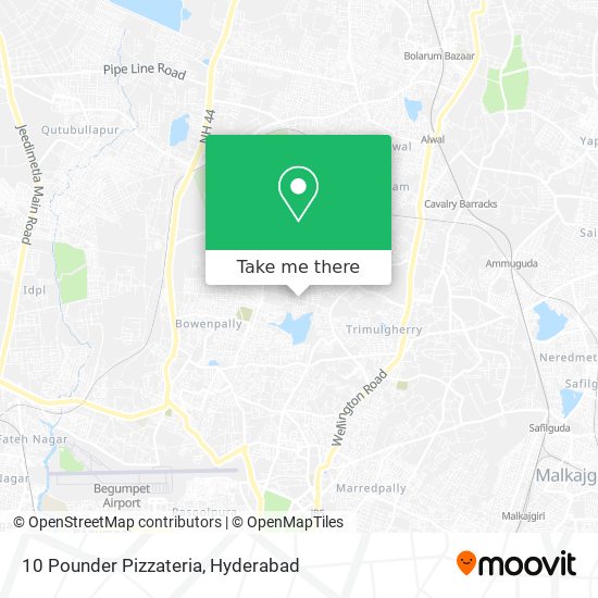 10 Pounder Pizzateria map