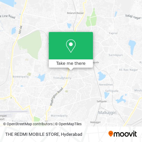 THE REDMI MOBILE STORE map