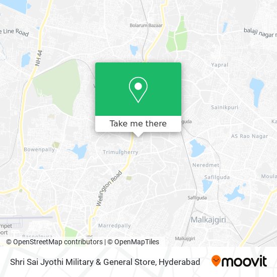 Shri Sai Jyothi Military & General Store map